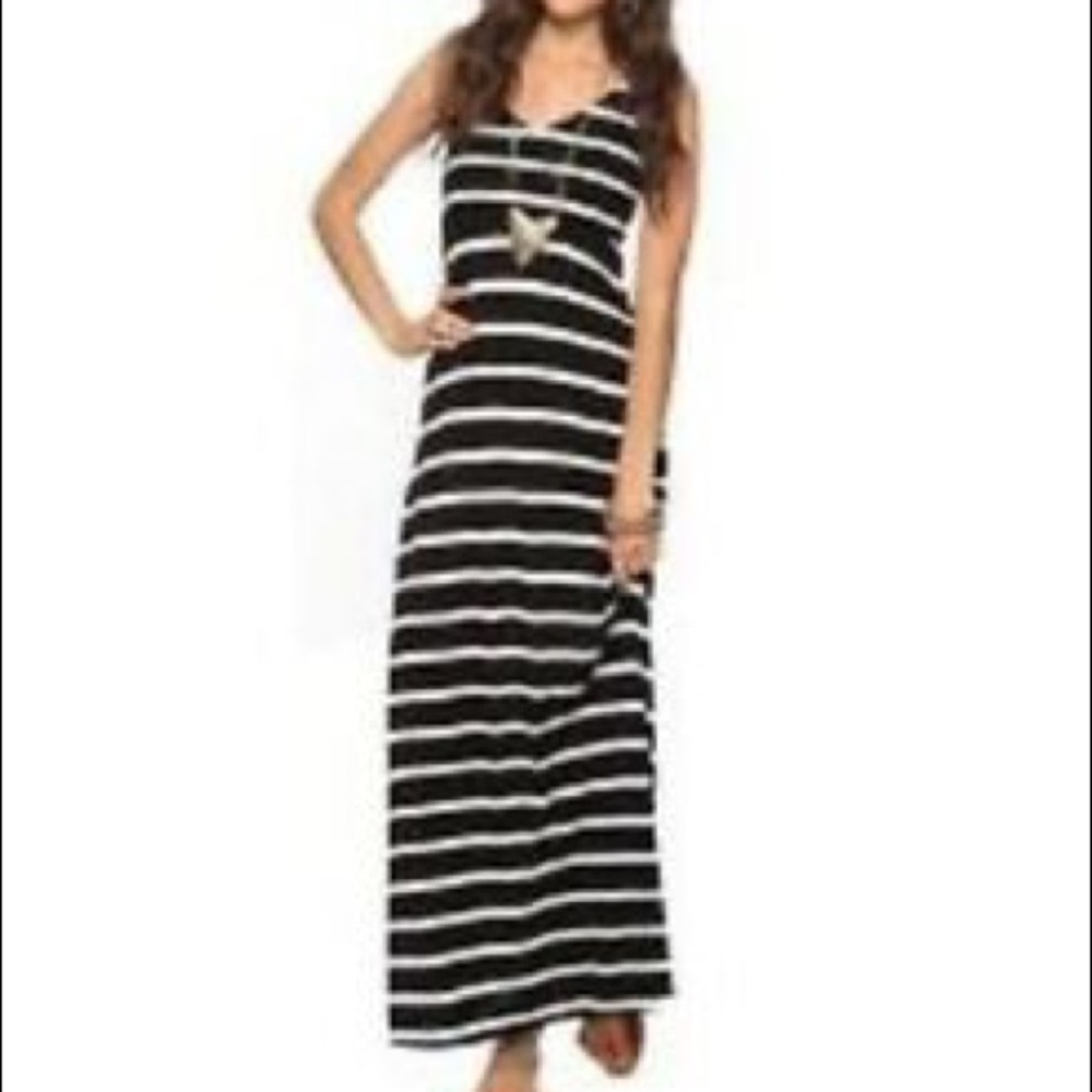 Forever 21 Maxi Striped Dress